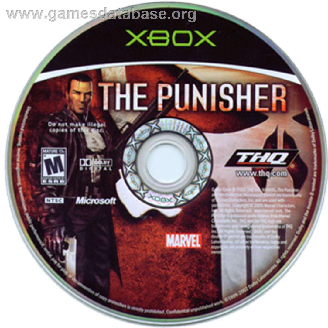 Punisher, The - Microsoft Xbox - Artwork - CD