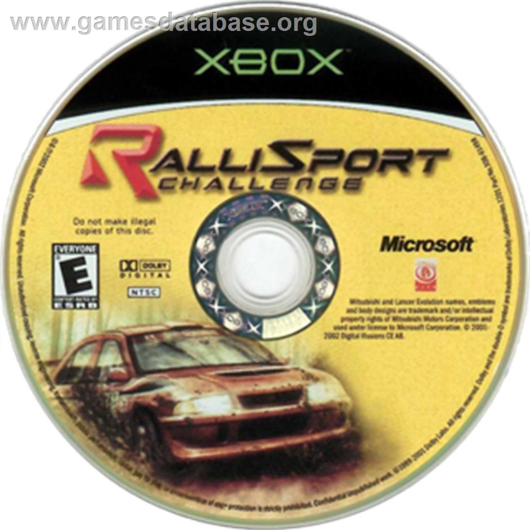 RalliSport Challenge - Microsoft Xbox - Artwork - CD