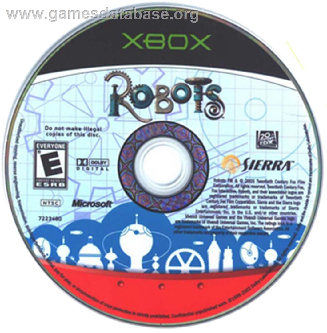 Robots - Microsoft Xbox - Artwork - CD
