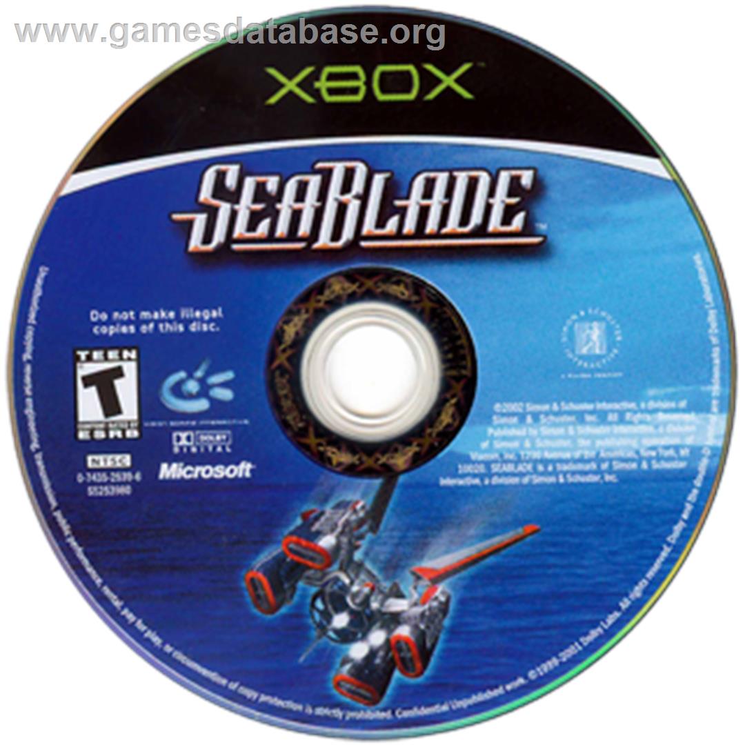 SeaBlade - Microsoft Xbox - Artwork - CD