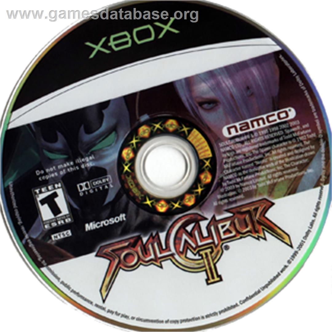 SoulCalibur 2 - Microsoft Xbox - Artwork - CD