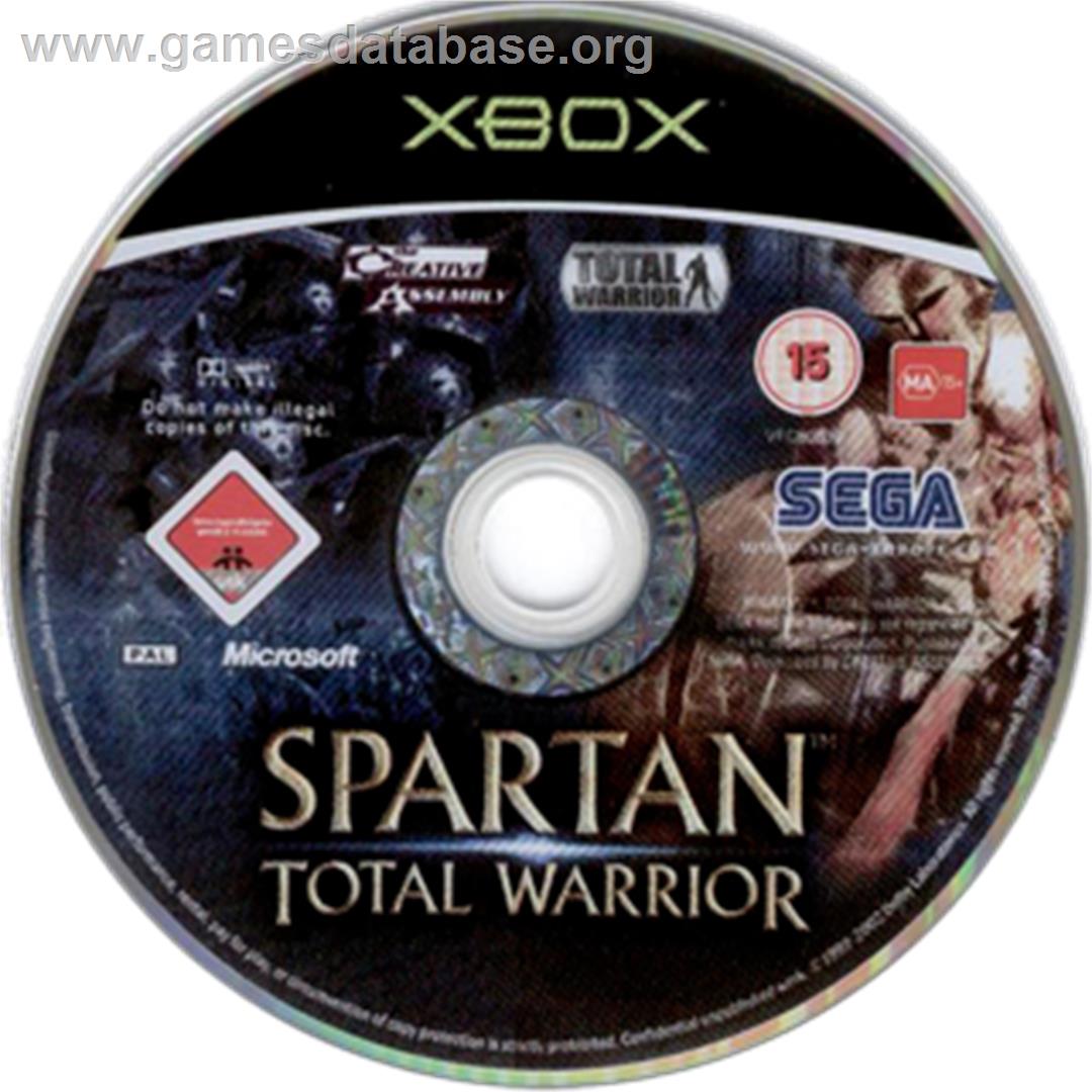 Spartan: Total Warrior - Microsoft Xbox - Artwork - CD