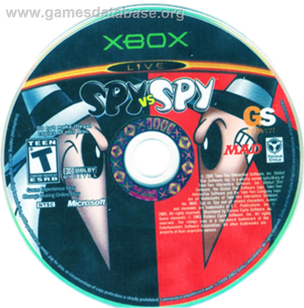 Spy vs. Spy - Microsoft Xbox - Artwork - CD
