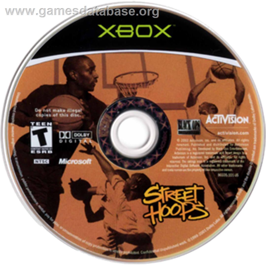 Street Hoops - Microsoft Xbox - Artwork - CD