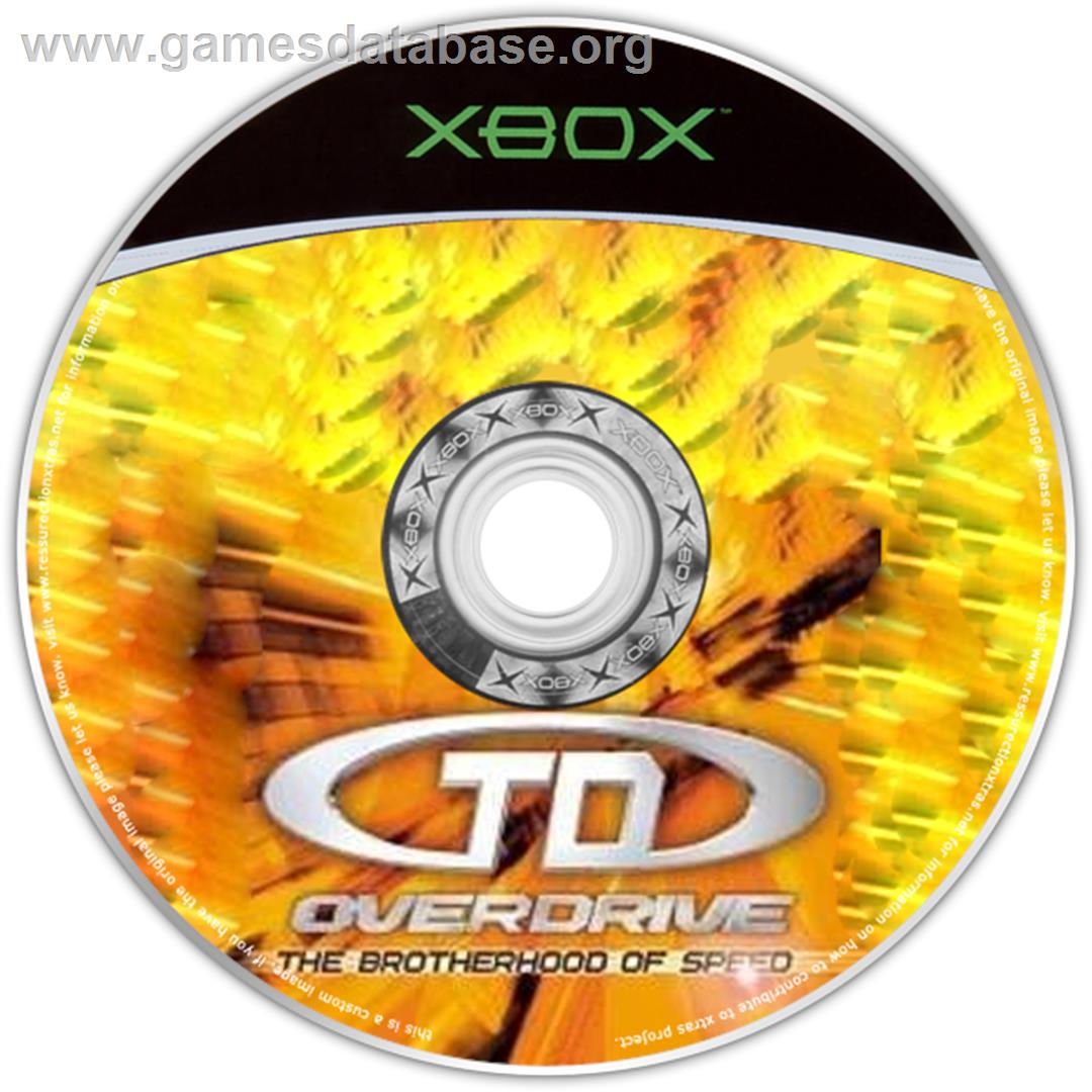 TD Overdrive - The Brotherhood Of Speed - Microsoft Xbox - Artwork - CD