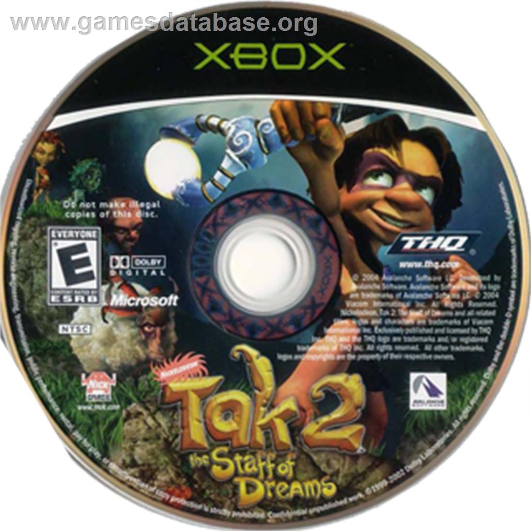 Tak 2: The Staff of Dreams - Microsoft Xbox - Artwork - CD