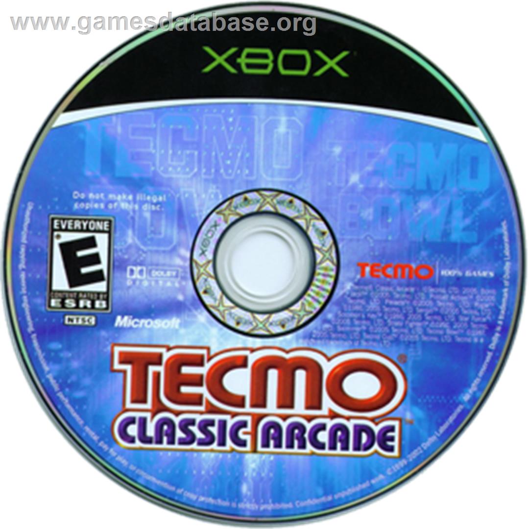 Tecmo Classic Arcade - Microsoft Xbox - Artwork - CD