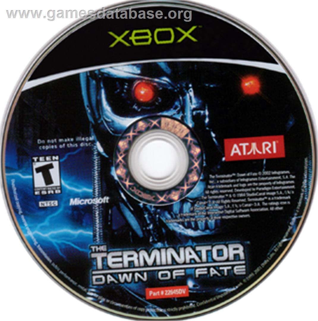 Terminator - Un Autre Futur, The - Microsoft Xbox - Artwork - CD