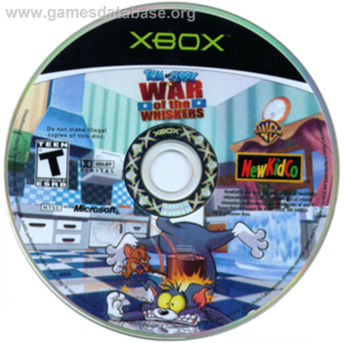 Tom And Jerry Sèment La Pagaille - Microsoft Xbox - Artwork - CD