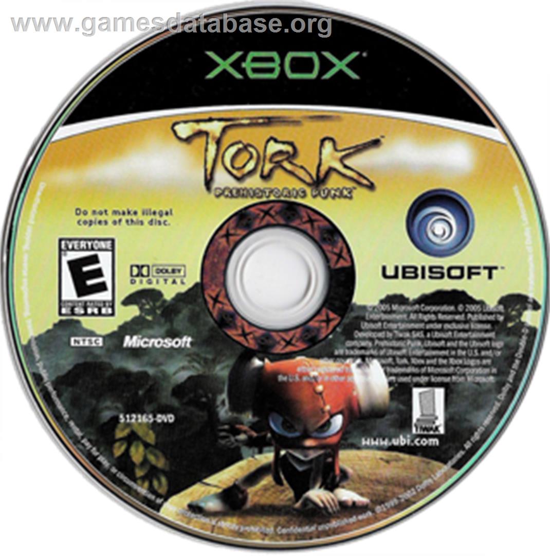 Tork: Prehistoric Punk - Microsoft Xbox - Artwork - CD