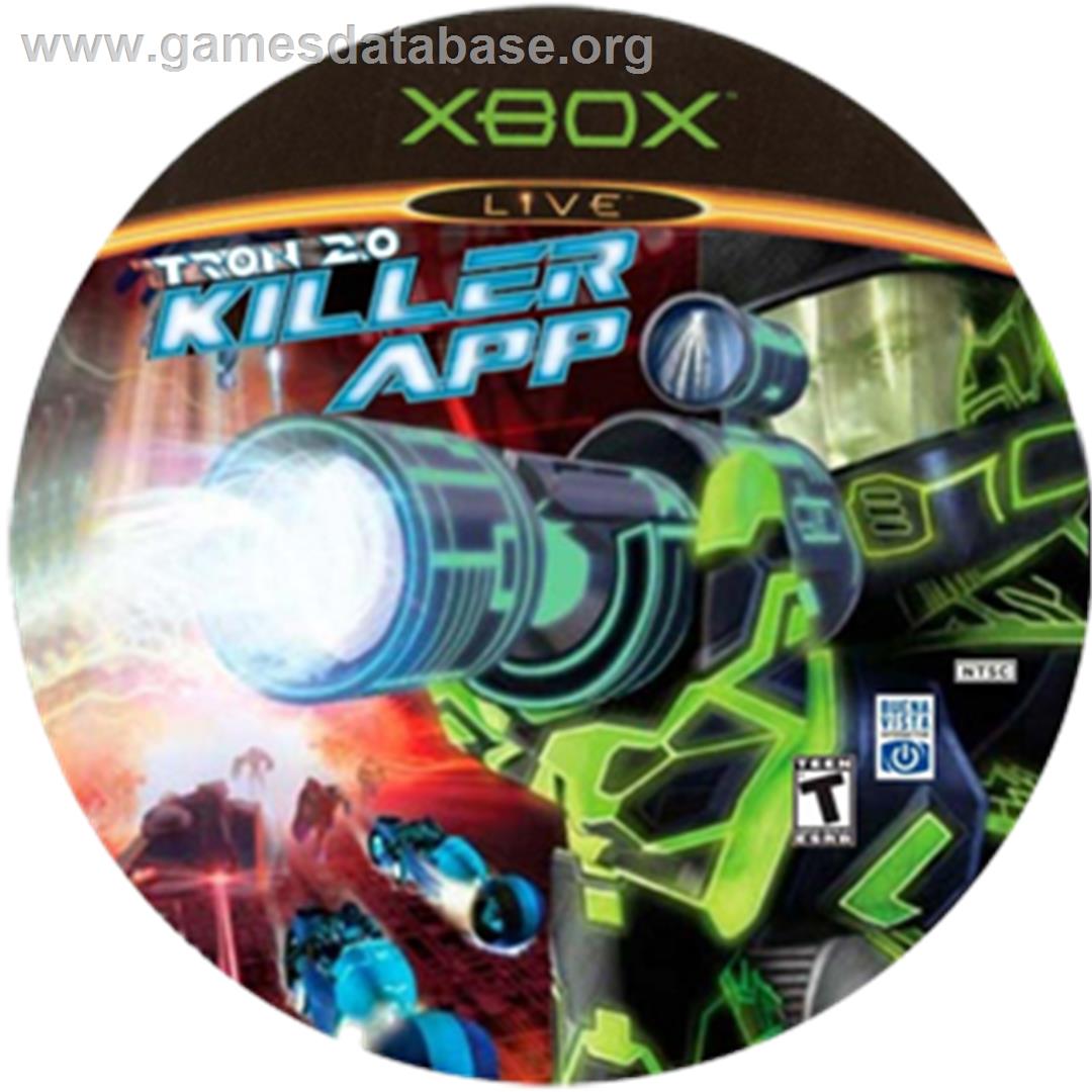 Tron 2.0 - Killer App - Microsoft Xbox - Artwork - CD