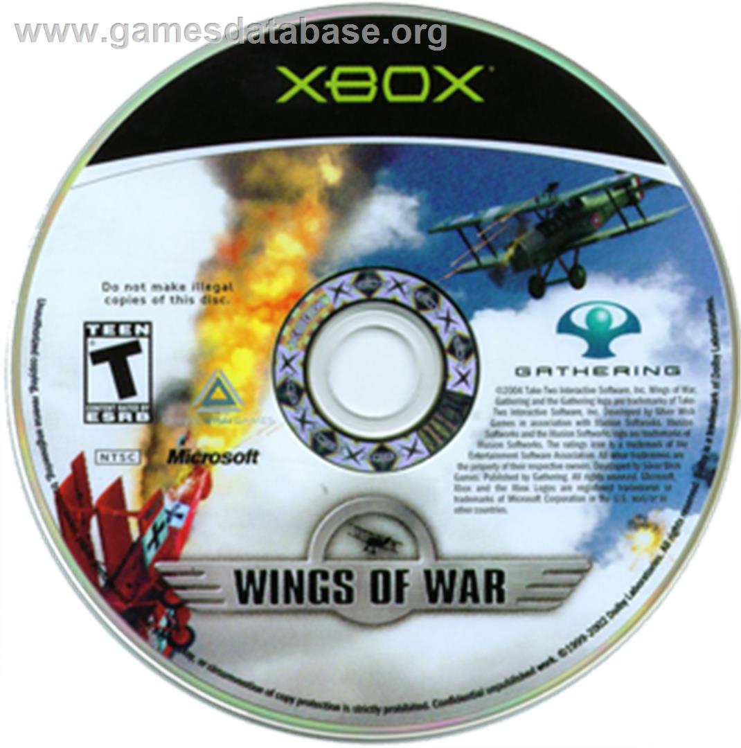 Wings of War - Microsoft Xbox - Artwork - CD