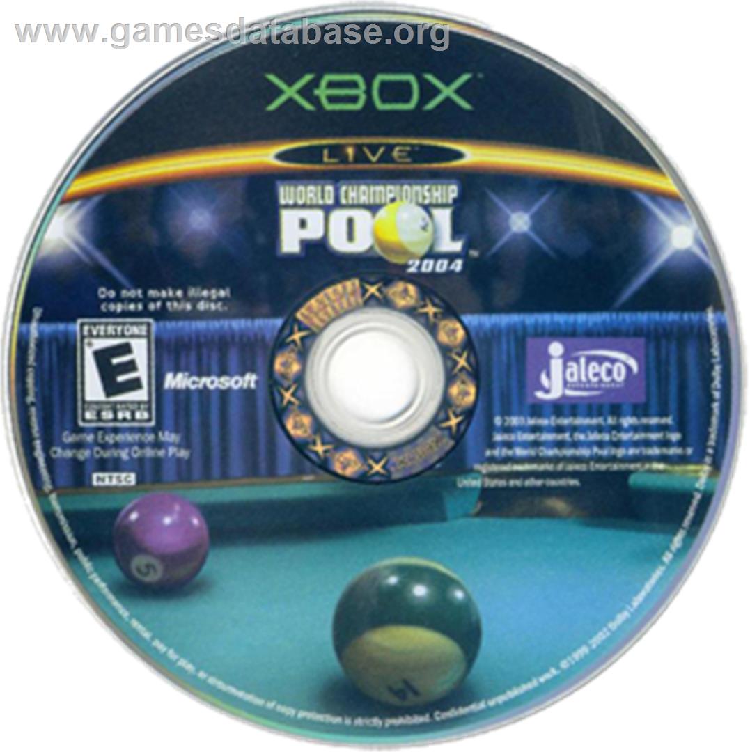 World Championship Pool 2004 - Microsoft Xbox - Artwork - CD