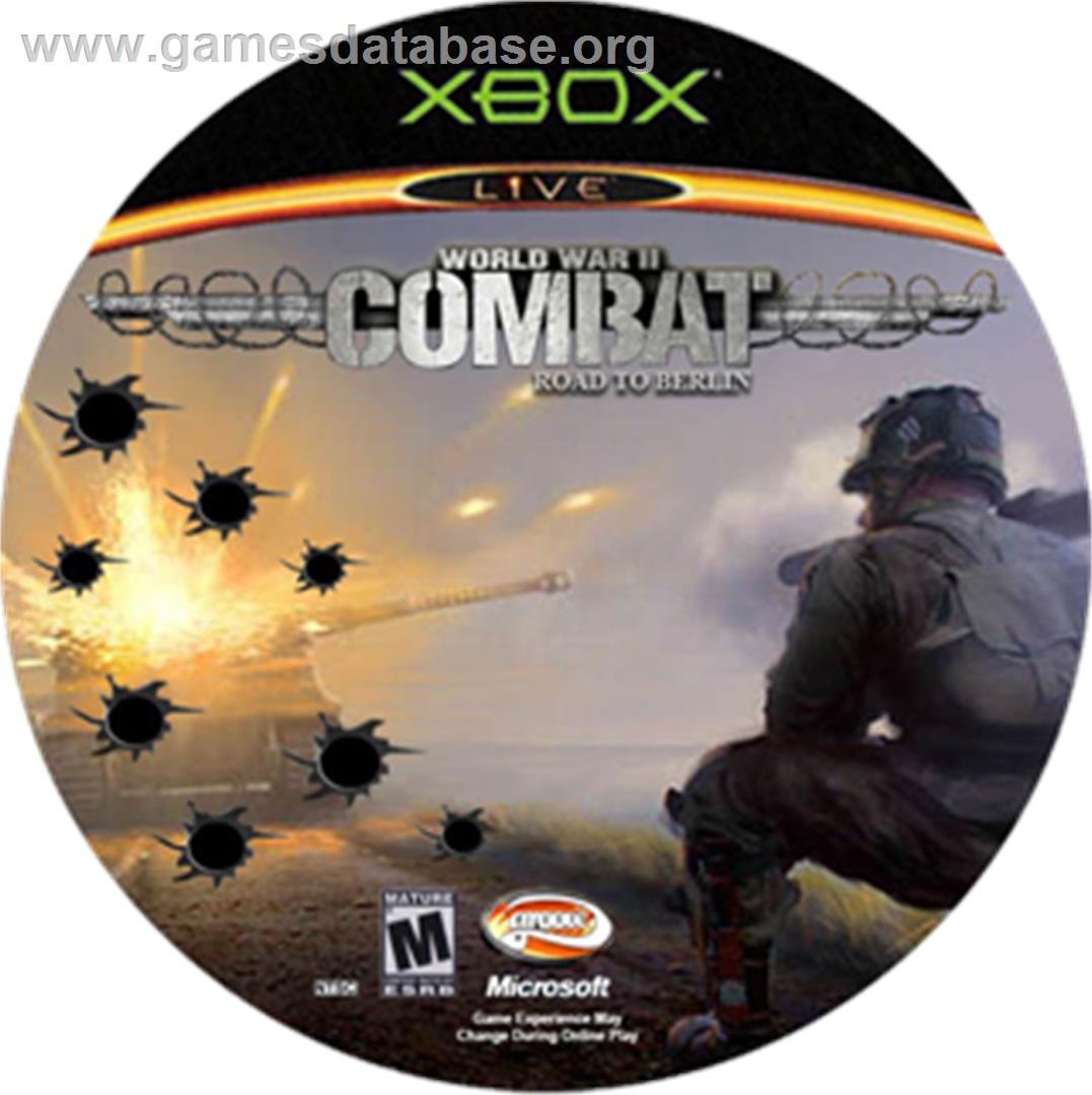 World War II Combat: Road to Berlin - Microsoft Xbox - Artwork - CD