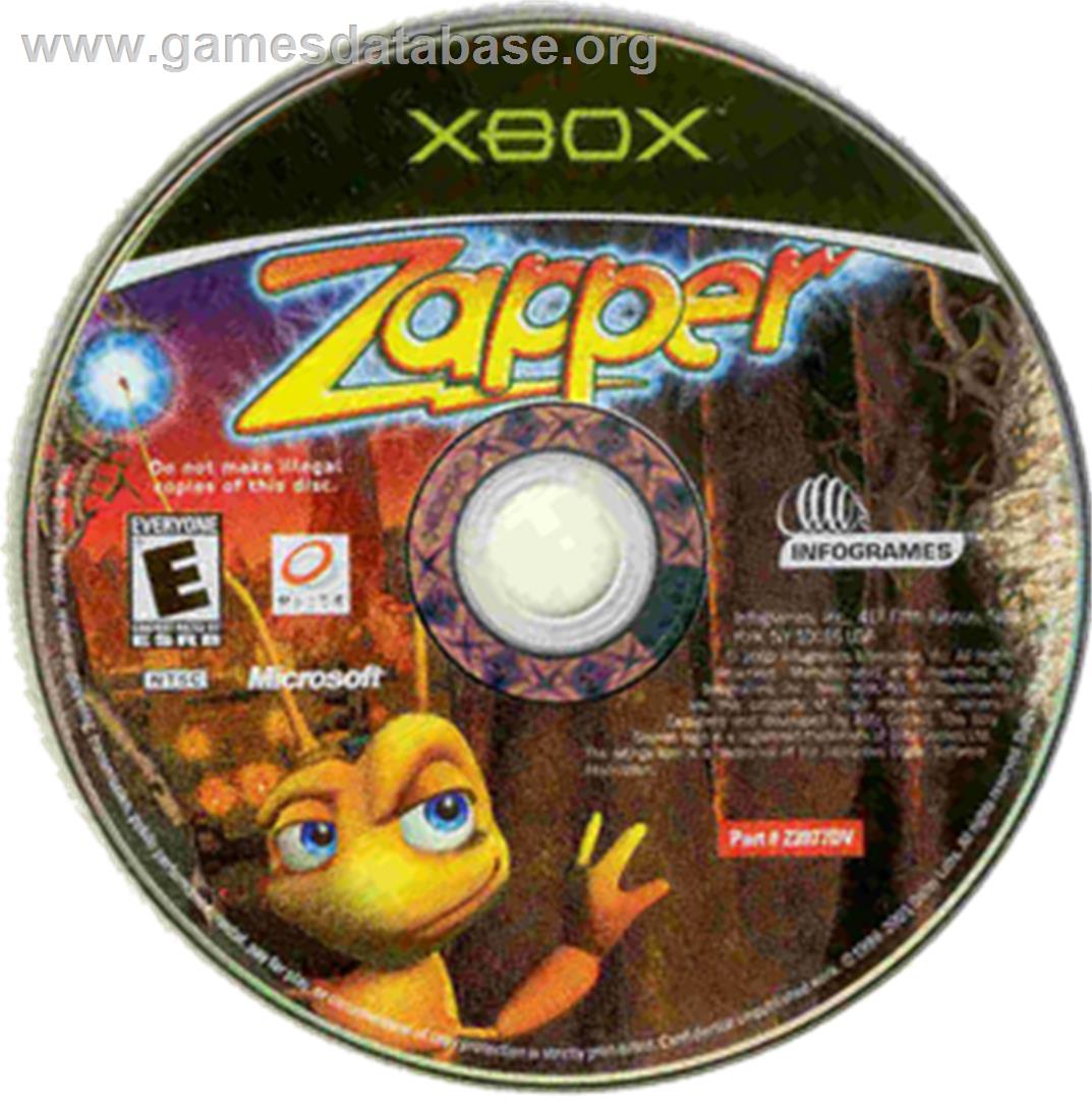 Zapper: One Wicked Cricket - Microsoft Xbox - Artwork - CD