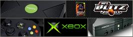 Arcade Cabinet Marquee for Nfl Blitz 2003.