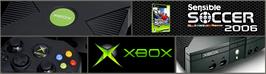 Arcade Cabinet Marquee for Sensible Soccer 2006.