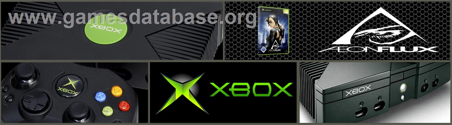 Aeon Flux - Microsoft Xbox - Artwork - Marquee