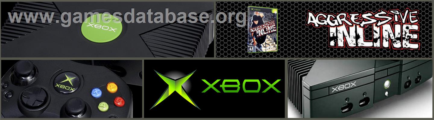 Aggressive Inline - Microsoft Xbox - Artwork - Marquee