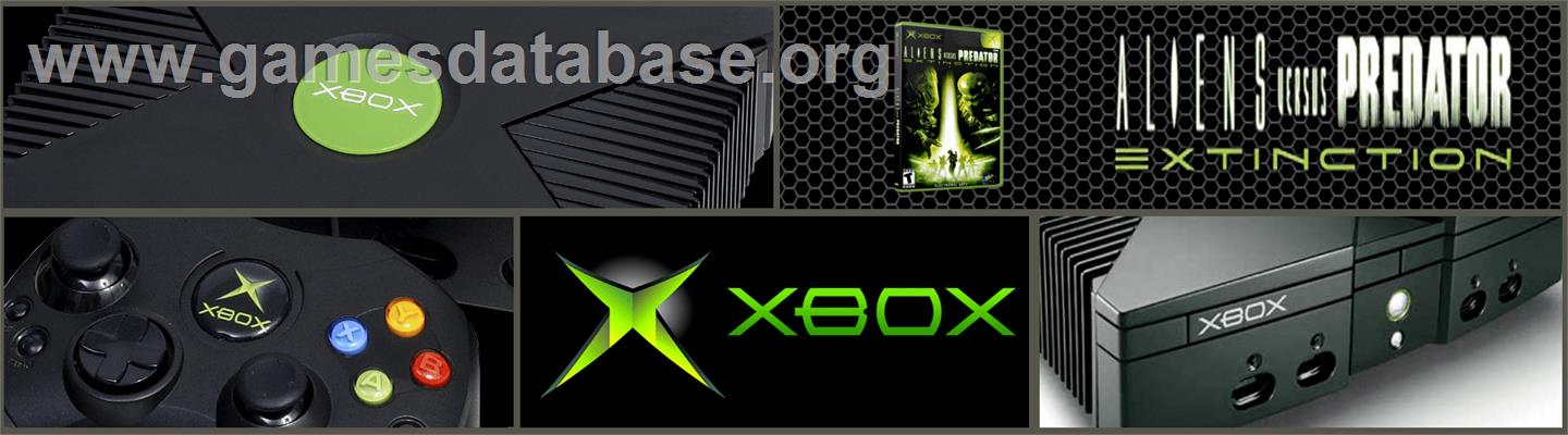 Aliens vs. Predator: Extinction - Microsoft Xbox - Artwork - Marquee