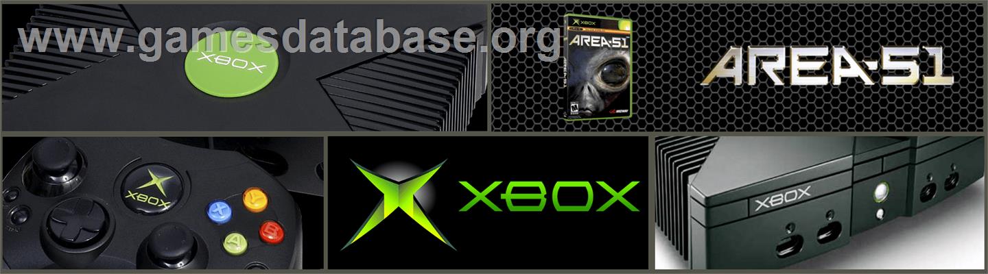 Area 51 - Microsoft Xbox - Artwork - Marquee