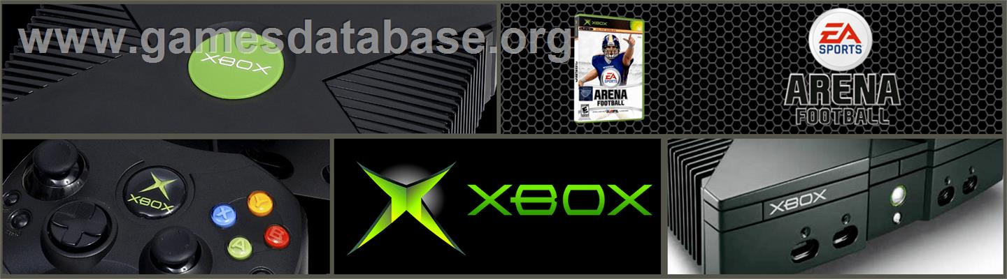 Arena Football - Microsoft Xbox - Artwork - Marquee