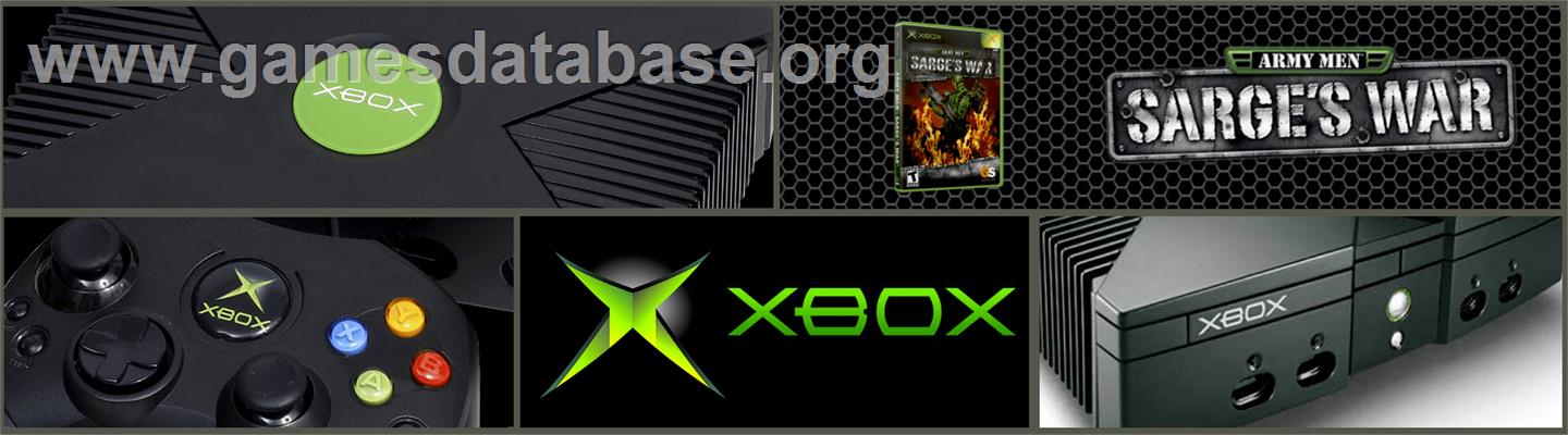 Army Men - Sarge's War - Microsoft Xbox - Artwork - Marquee