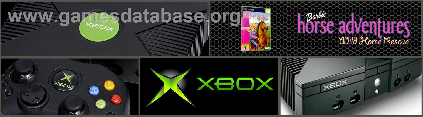 Barbie Horse Adventures - Wild Horse Rescue - Microsoft Xbox - Artwork - Marquee