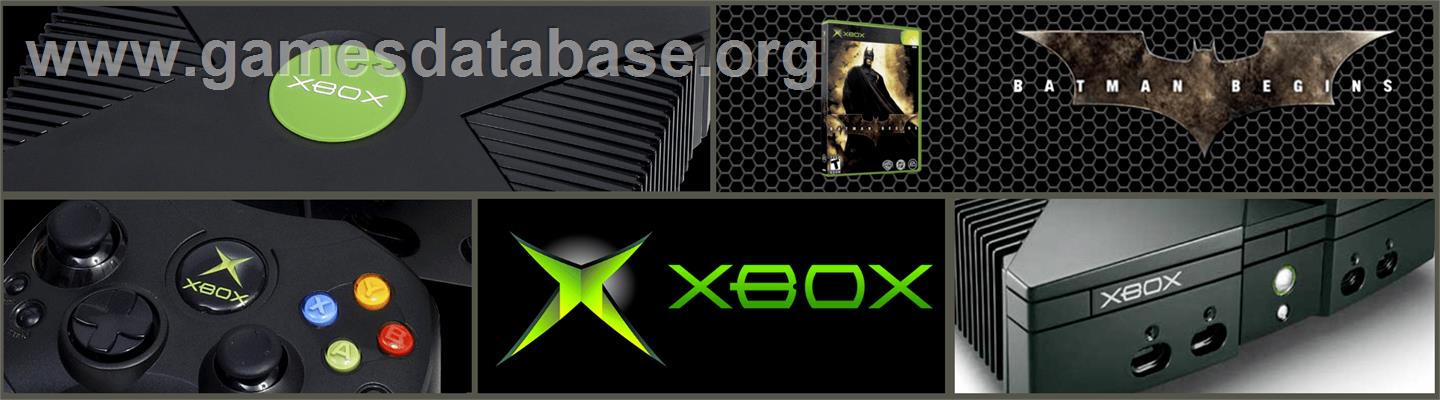 Batman Begins - Microsoft Xbox - Artwork - Marquee