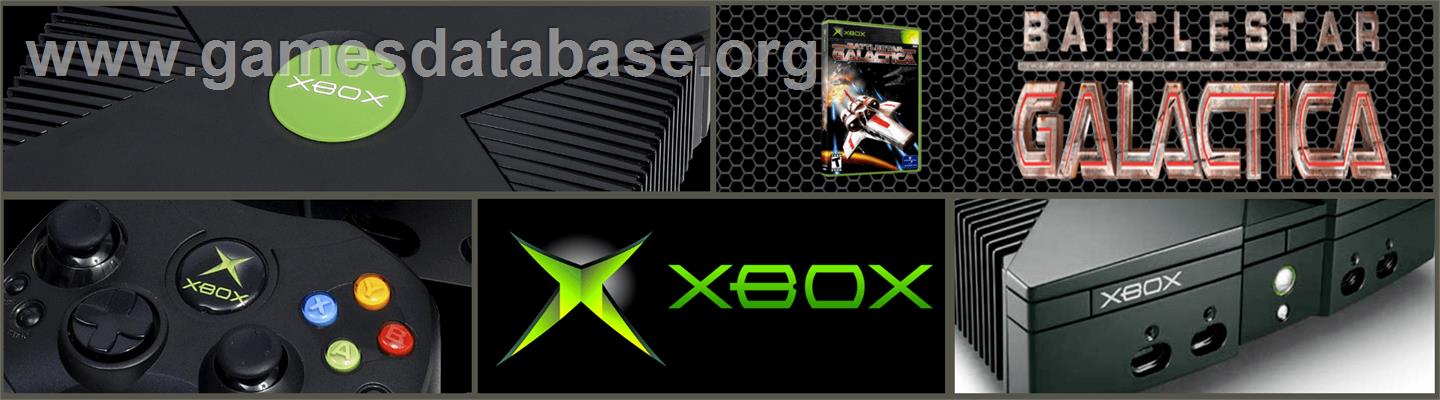 Battlestar Galactica - Microsoft Xbox - Artwork - Marquee
