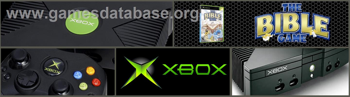 Bible Game, The - Microsoft Xbox - Artwork - Marquee