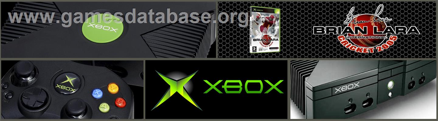 Brian Lara International Cricket 2005 - Microsoft Xbox - Artwork - Marquee