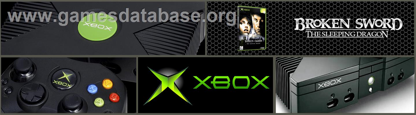Broken Sword - The Sleeping Dragon - Microsoft Xbox - Artwork - Marquee