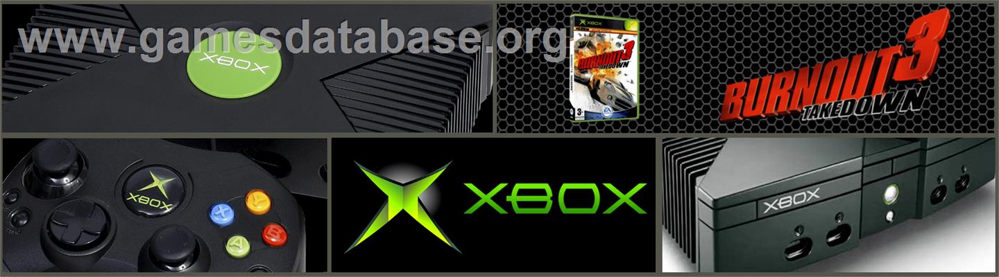 Burnout 3: Takedown - Microsoft Xbox - Artwork - Marquee