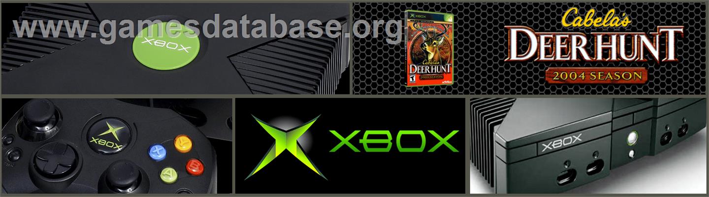Cabela's Deer Hunt: 2004 Season - Microsoft Xbox - Artwork - Marquee