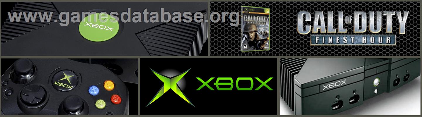 Call Of Duty - Finest Hour - Microsoft Xbox - Artwork - Marquee