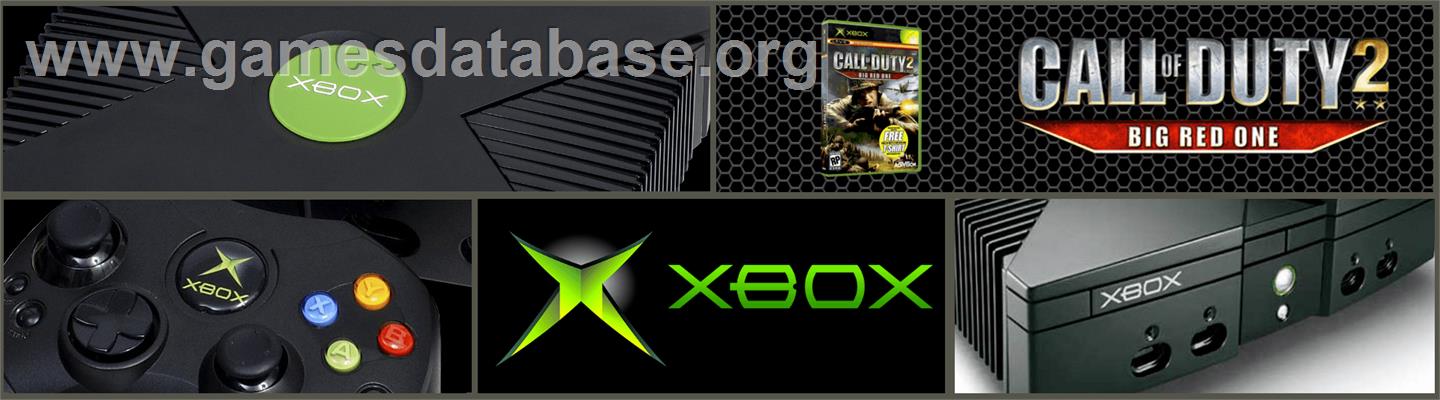 Call of Duty 2: Big Red One - Microsoft Xbox - Artwork - Marquee
