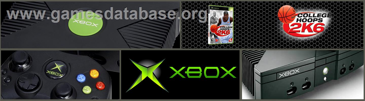 College Hoops 2K6 - Microsoft Xbox - Artwork - Marquee