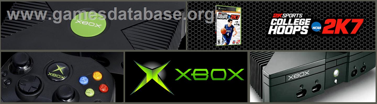 College Hoops NCAA 2K7 - Microsoft Xbox - Artwork - Marquee