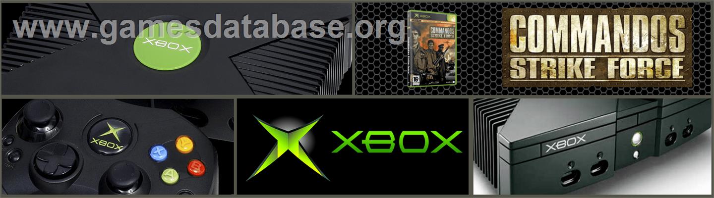 Commandos: Strike Force - Microsoft Xbox - Artwork - Marquee
