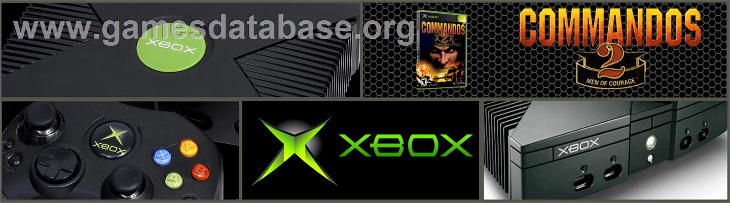 Commandos 2: Men of Courage - Microsoft Xbox - Artwork - Marquee