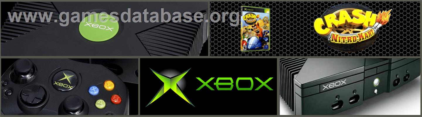 Crash Nitro Kart - Microsoft Xbox - Artwork - Marquee