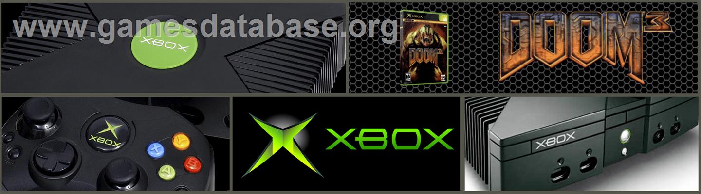 DOOM³ - Microsoft Xbox - Artwork - Marquee
