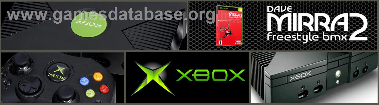 Dave Mirra Freestyle BMX 2 - Microsoft Xbox - Artwork - Marquee