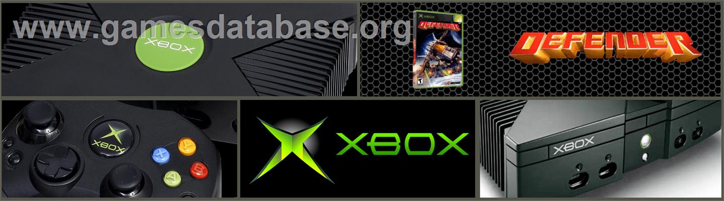 Defender - Microsoft Xbox - Artwork - Marquee