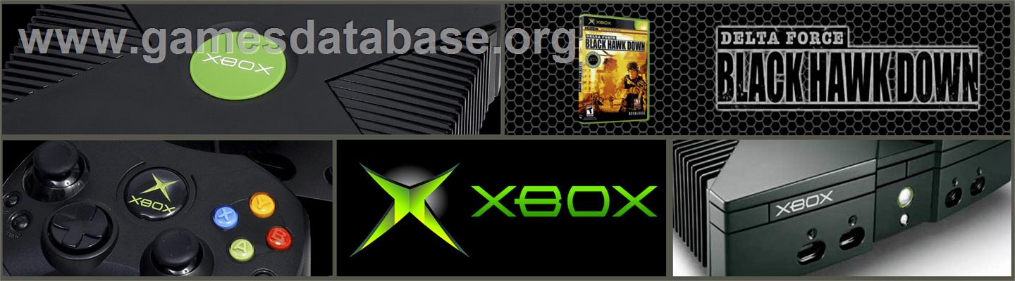 Delta Force - Black Hawk Down - Microsoft Xbox - Artwork - Marquee