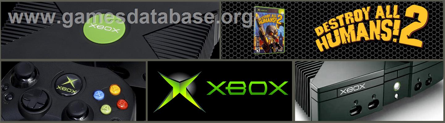 Destroy All Humans! 2 - Microsoft Xbox - Artwork - Marquee