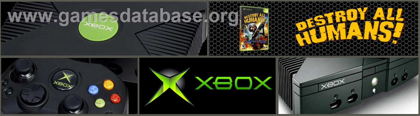 Destroy All Humans - Microsoft Xbox - Artwork - Marquee