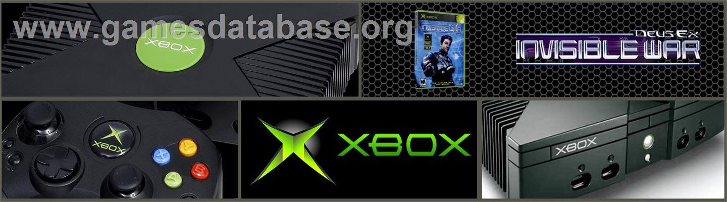 Deus Ex: Invisible War - Microsoft Xbox - Artwork - Marquee
