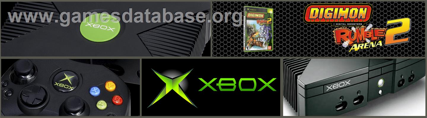 Digimon Rumble Arena 2 - Microsoft Xbox - Artwork - Marquee